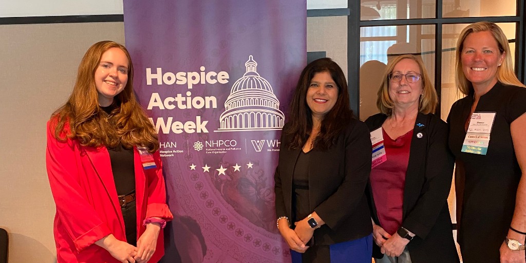 Shannon Pointer, DNP, RN, CHPN, <a href="/AHHC/">AHHC</a>, Senior Vice President of Hospice &amp; Palliative Care is at #HAW2024 and helped to facilitate a small group discussion as part of a wonderful meeting of the minds event focused on the @NHPCO_news #WHV program. #hospice #palliativecare