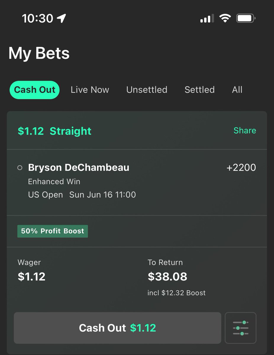 chongergolf's tweet photo. All in on @b_dechambeau. You will single handedly regrow my bankroll, I believe!!! 

#usopen #sportsbetting #golf https://t.co/SvkiuNXu86