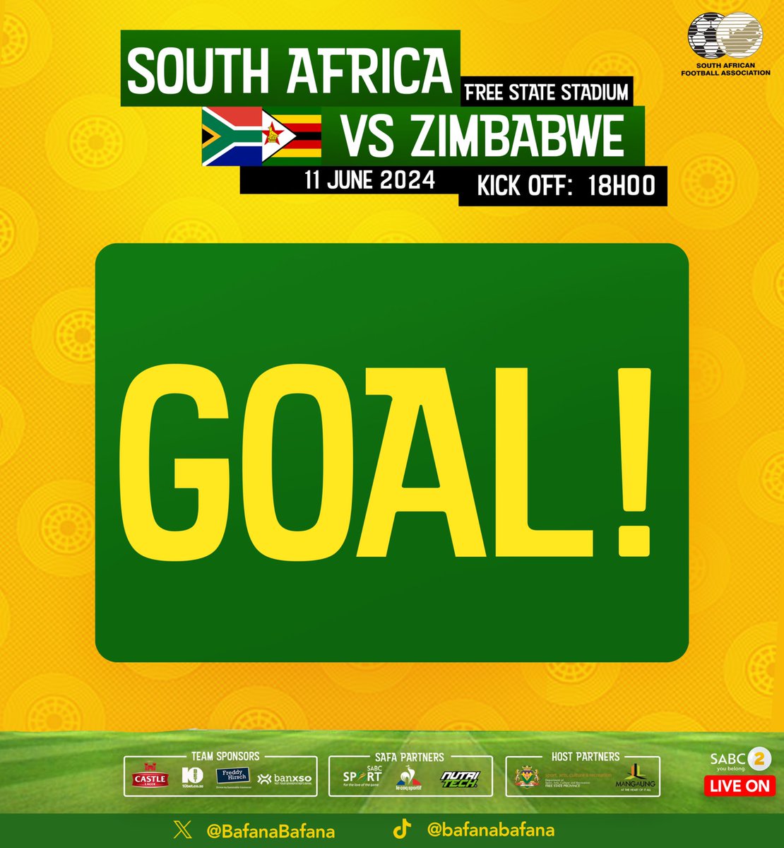 75’

⚽️ ⚽️ - that’s a brace for Thapelo Morena !!!! 🔥😜🚨🫵🏽

🇿🇦 3-1🇿🇼

#BafanaPride 
#Bafana 
#WCQualifiers