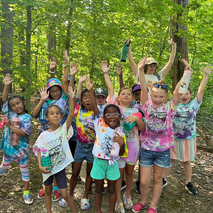 Hands up for an unforgettable adventure! 🙌 Join our Summer Adventure Camp for kids 4-12. Explore nature, make friends, and discover the joy of the outdoors. From critter dip netting to goat hangouts, it’s 'tree'-mendous fun! Sign up at fergusonfoundation.org/summercamps