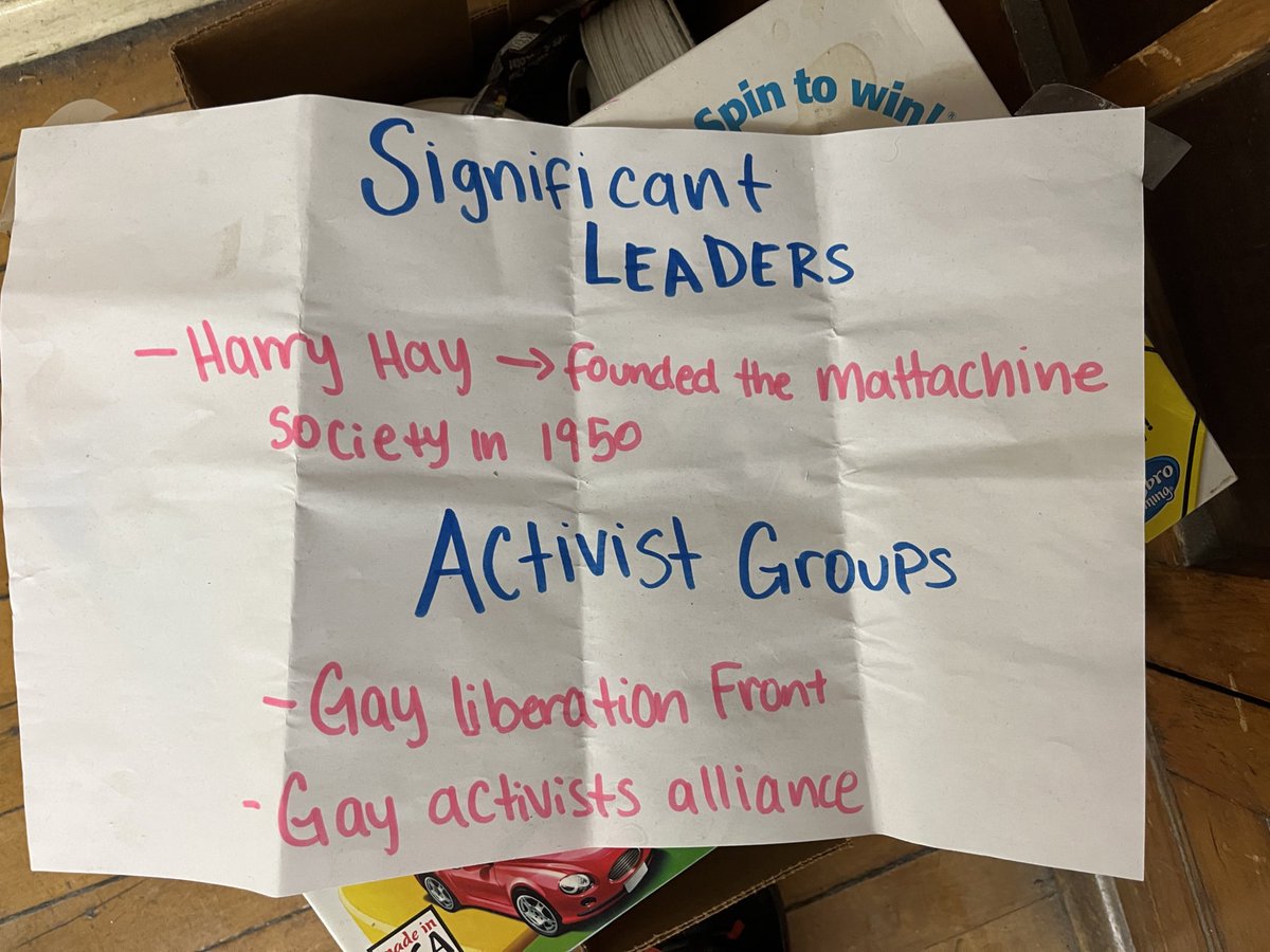 hayhistory's tweet image. Exploring social movements in U.S. History class! Incorporating different forms of popular protest in the group presentations, including sit-ins, rallies, marches, and demonstrations #teachinghistory #activelearning #lpcicwsss #historytoremember