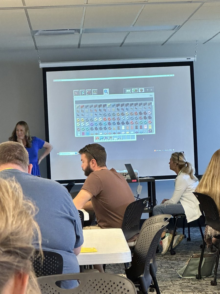 This afternoon’s session was all about Minecraft Edu! This was new for me. I didn’t know about all the ways to use Minecraft in Education! <a href="/KEDCGrants/">KEDC Grants</a> <a href="/KyCharge/">KYCharge</a>