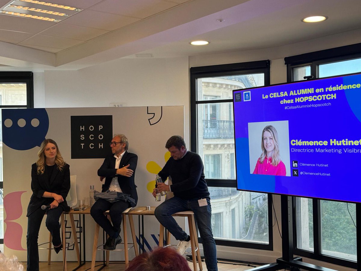 Témoignage de <a href="/ClemenceHutinet/">Clémence Hutinet</a> de <a href="/visibrain/">Visibrain</a> dont l'outil de veille de crise sur Internet et les RS est utilisé dans la série. Ce n'est même pas un placement de produit mais une volonté du réalisateur qui voulait un dashbord live pour la série La Fièvre...
#CelsaAlumni×Hopscotch