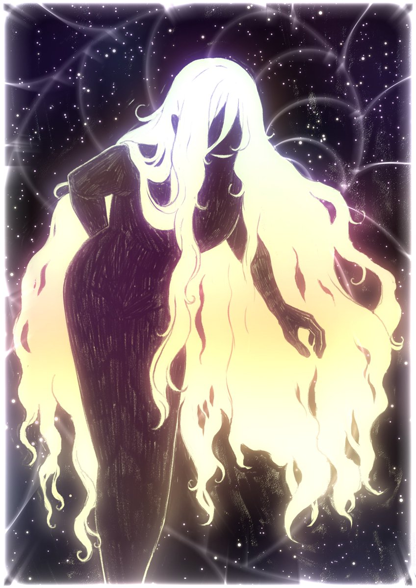 spectralfusion's tweet image. Standing before me I did not see a man.
I saw the sun at the break of dawn, threatening to slash across the flat gray horizon and tear it wide.
Mother always did remind me to not look directly at it.
☄️⛅️