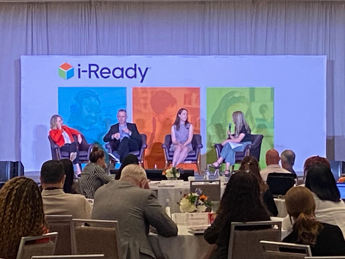 Our <a href="/lsmithnepsky/">Laura Smith</a> talking about the promise and challenges of #AI at the <a href="/CurriculumAssoc/">Curriculum Associates</a> conference.  #iReadyEvents