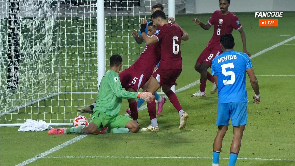 INDIA ROBBED....!!!!

India was ahead of the game in the all important game then a terrible decision from the referee and changed the momentum costed the dream of qualifying into the 3rd round of World Cup qualifiers for the first time ever. 

A HEART-BREAKING END 💔