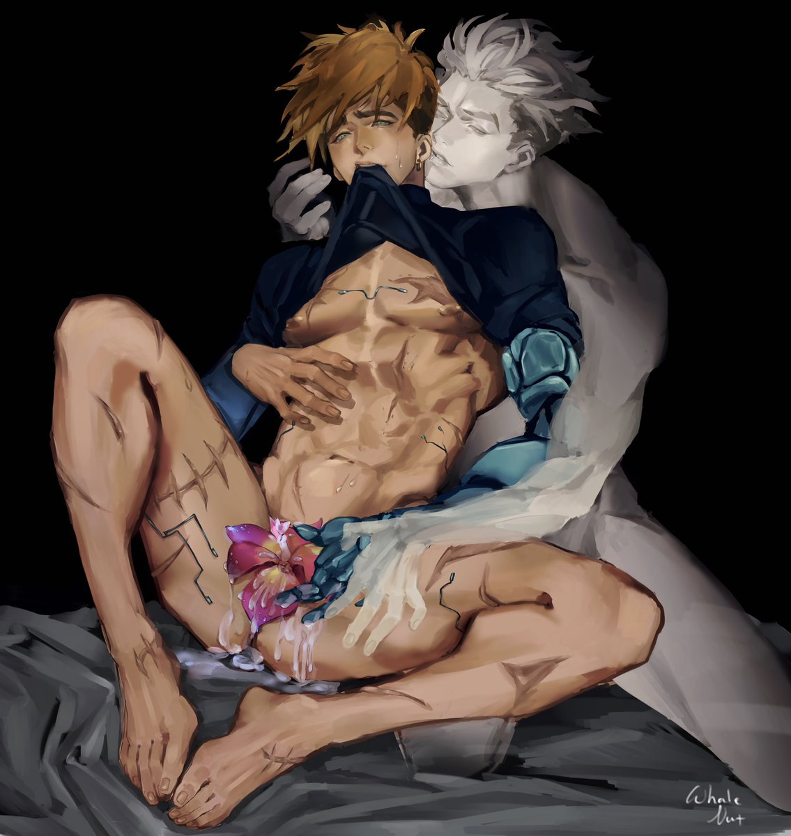 whale_nut's tweet photo. NSFW//  #plantcest 
Omg completely forgot that I never posted this KV piece I made for @brosong_zine 😭😭 https://t.co/bjGQ0kVU6g