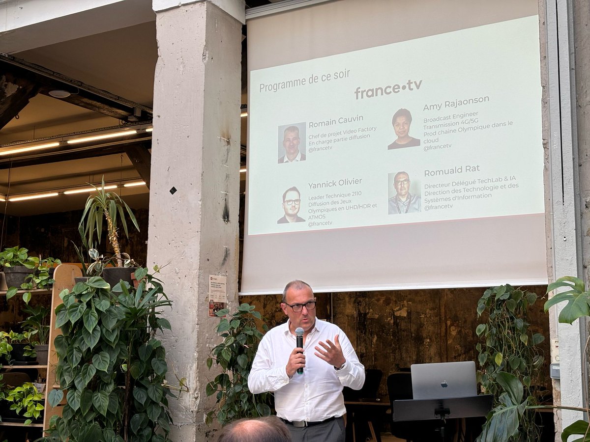 Romuald Rat nous introduit le sujet de ce soir: comment France•tv va diffuser Paris 2024 !