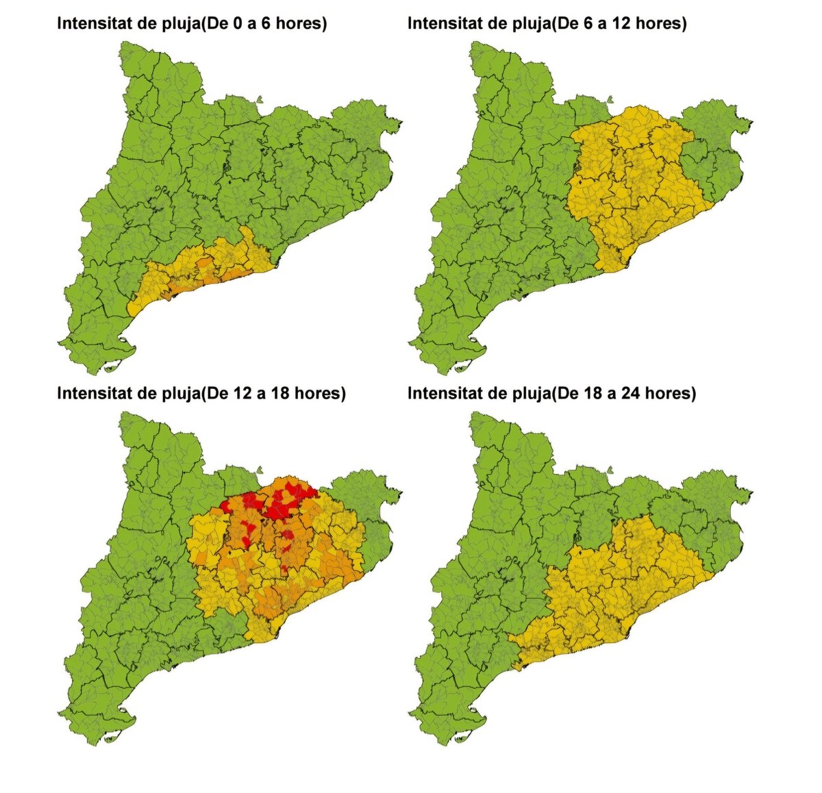GMsantgregori's tweet photo. ⛈️ El Servei Meteorològic de Catalunya informa de tempestes que poden superar els 20mm en 30 minuts durant aquest dimecres 12 de juny de 2024.
📲 En cas d'emergència truqueu al 112 https://t.co/P8wo1Rmsri