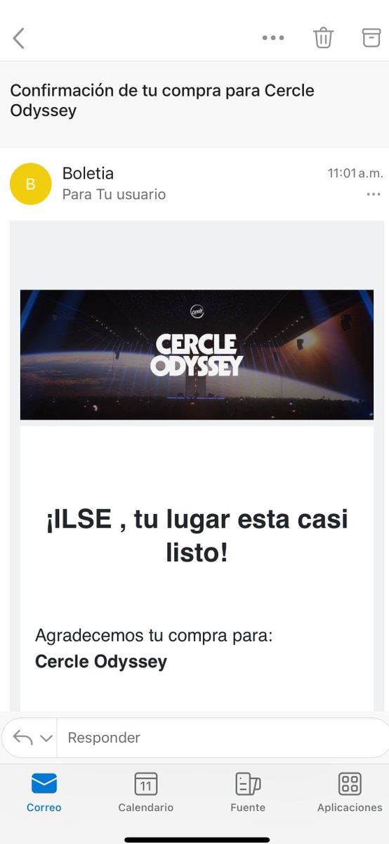 ilsealvarezmtz's tweet photo. Los que tuvieron problemas el día de ayer por parte de @boletia en la compra de boletos para Cercle Odyssey, boletia ya está enviando confirmación de compra el día de hoy. Tengan paciencia y buena suerte de todos. ✨ https://t.co/QrapQuQlcJ