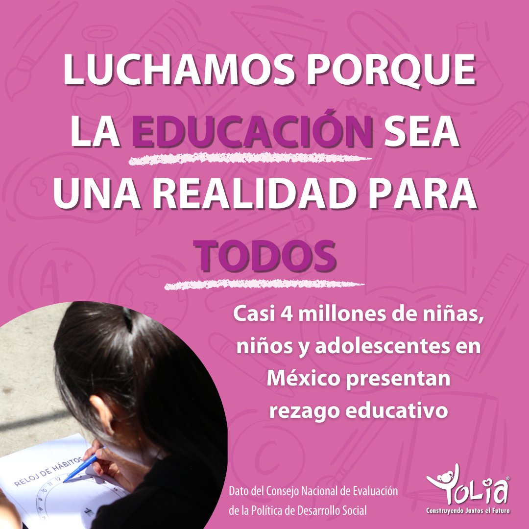 Creemos que la educación permite cambiar el futuro de las niñas, niños, adolescentes y jóvenes, por eso nuestros esfuerzos se encaminan a formar, desde la educación, mejores personas.    

Yolia | Construyendo juntos el futuro