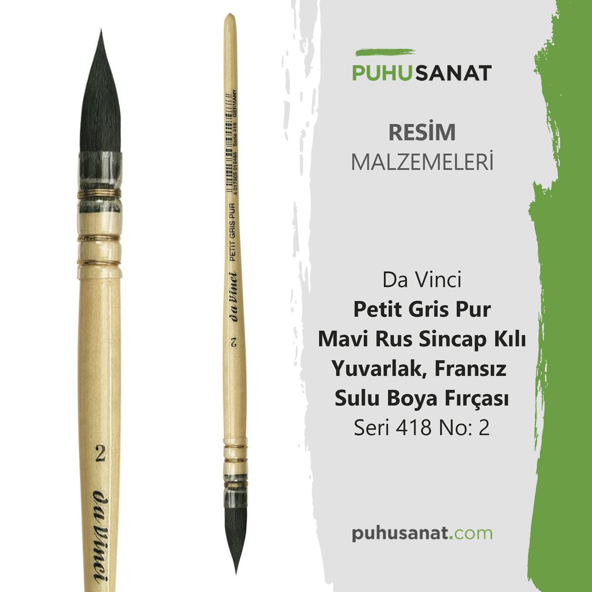 Da Vinci Petit Gris Pur Mavi Rus Sincap Kılı Yuvarlak Fransız Sulu Boya Fırçası Seri 418 No:2

puhusanat.com/da-vinci-petit…

#suluboya #watercolor #painting #watercolourpainting #davincipetitgrispur #watercolour #davincibrushes #suluboyafırça #davinci