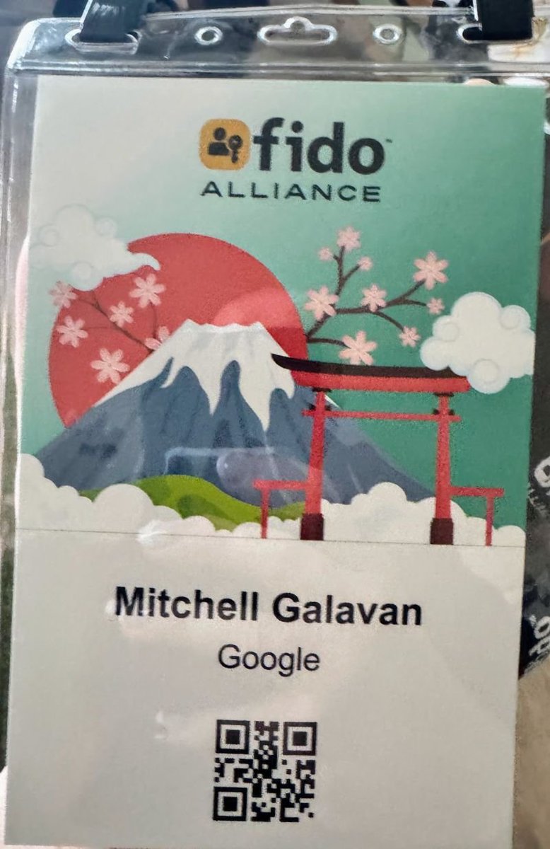 mitchgalavan's tweet photo. still blown away I was repping Google Authentication at the FIDO Alliance plenary. Osaka was beautiful too https://t.co/HTlVMeVoBm