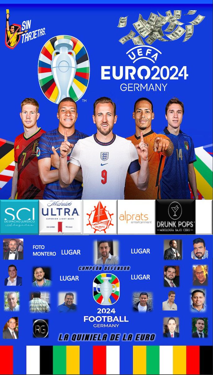 Quiniela Euro 2024 Sin Tarjetas