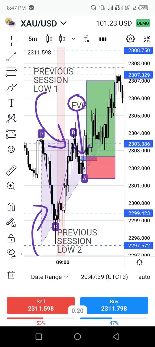 RealAlgo_franco's tweet image. Someone tells you that you&apos;re gambling Bro 😂😅
#ICTsilverbullet #SMCtrade #Liquidator #orderblocks #Sniper
