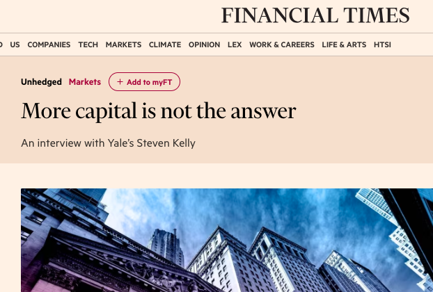 MacroPru's tweet image. #Viewpoint: "Regulators should reject big-bank arguments against stronger capital requirements" thehill.com/opinion/471518…  // #Counterpoint: "More [#bank] capital is not the answer" @FT @StevenKelly49 @YaleSOM ft.com/content/704bae… #financialstability #macropru