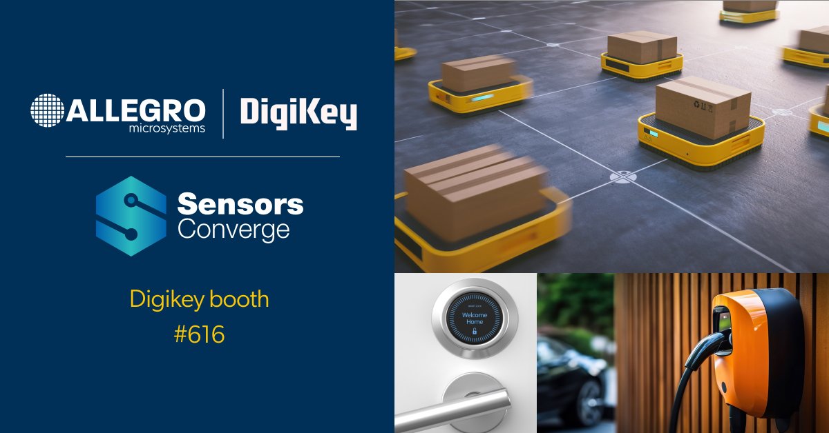 allegromicro's tweet image. We are excited to demo our revolutionary #TMR #AngleSensor XtremeSense technology at Sensors Converge! Join us from June 24-26 in the @digikey booth #616 for a firsthand look at the future of sensor technology.
bit.ly/4cb2ww2