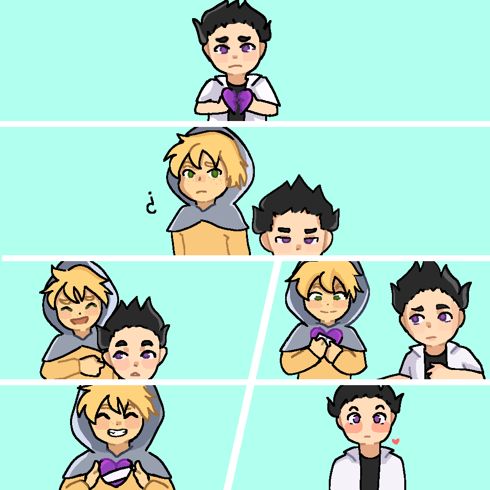 Un pequeño cómic fooligetta 💜💚

#fooligetta  #vegettafanart #foolishfanart #qsmpfanart #Fanart