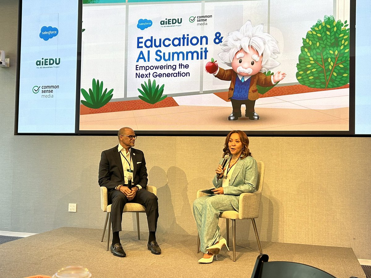 LauraOgando7's tweet photo. Love a day where I get to learn, connect, challenge, question, and grow. These are all important to learning how we will make the most of #ArtificialIntelligence! Loved getting to hear so many thought leaders in this critical space! #GenAI #NYCSchoolsTech #TechEducation https://t.co/DWRNu3gW6t