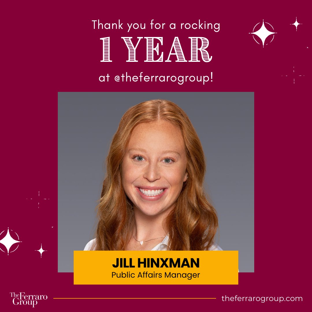 TheFerraroGroup's tweet image. Happy Work Anniversary to Gabriele, Hannah, and Jill! Thank you for your hard work.