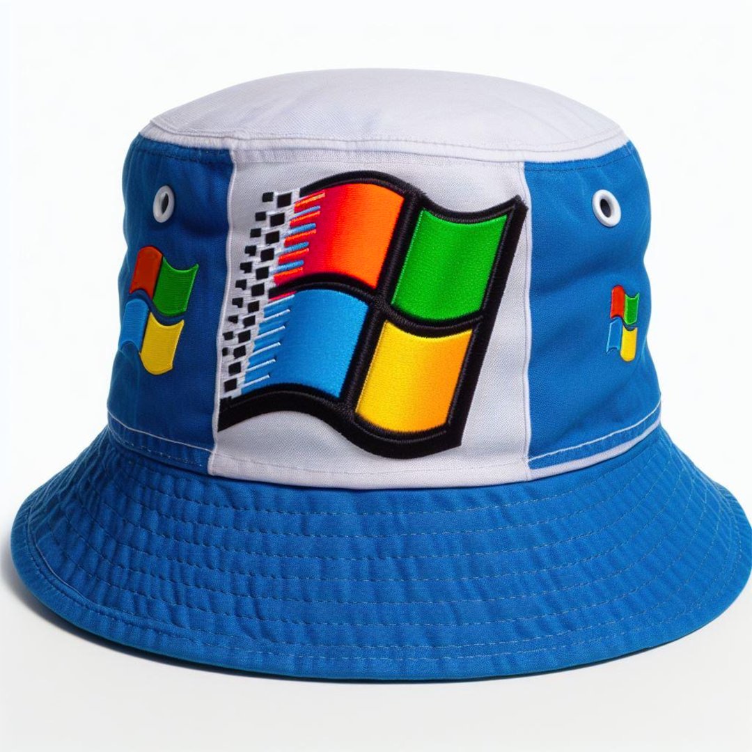 Windows '95 era, but make it fashion with @MSFTCopilot