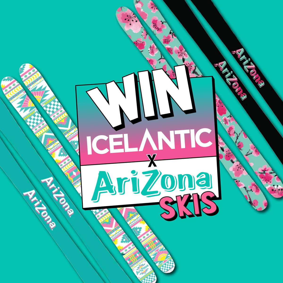 Day 2 of #AriZonaIcedTeaWeek means another GIVEAWAY. 

The best time to get new skis is in the summer, right? RT and reply with #AriZonaIcedTeaWeek for a chance to win these AZ Skis!