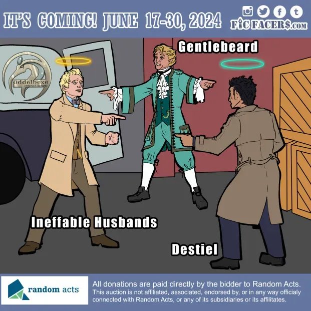 zationao3's tweet image. There's just a week to go! Any creatives who want to join, we gladly take people until the start of the auction, June 17th! Those who want to bid, get ready to customize your story/artwork and support an awesome charity!

#FicFacers #RandomActs

Promo art by Uddlehexe