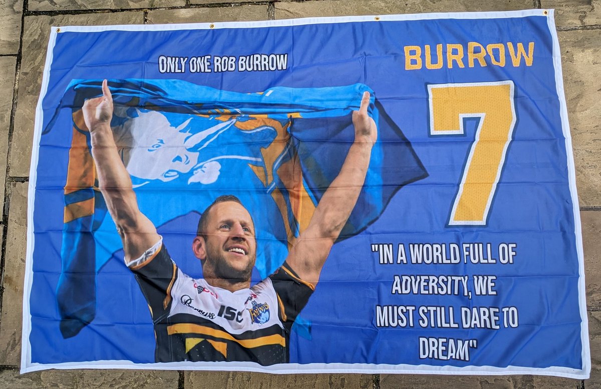 Had this made up #OnlyOneRobBurrow #RB7 #RhinosLegend #LeedsRhinos