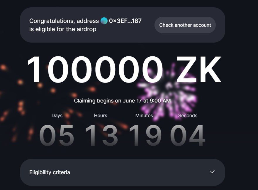 yahya_YT9's tweet photo. This is something that cannot be kept silent about 

We want an explanation for that @TheZKNation @zksync @Ozhar 

This wallet :
0x3efd3243683732738354cc10302ddc8d572ac187

💢It has 13 transactions
💢He will get 100000 $ZK

While you excluded all the real users who supported you from the beginning 

If you do not correct your calculations in qualifying, your future will be among failed projects #zkscam 😀