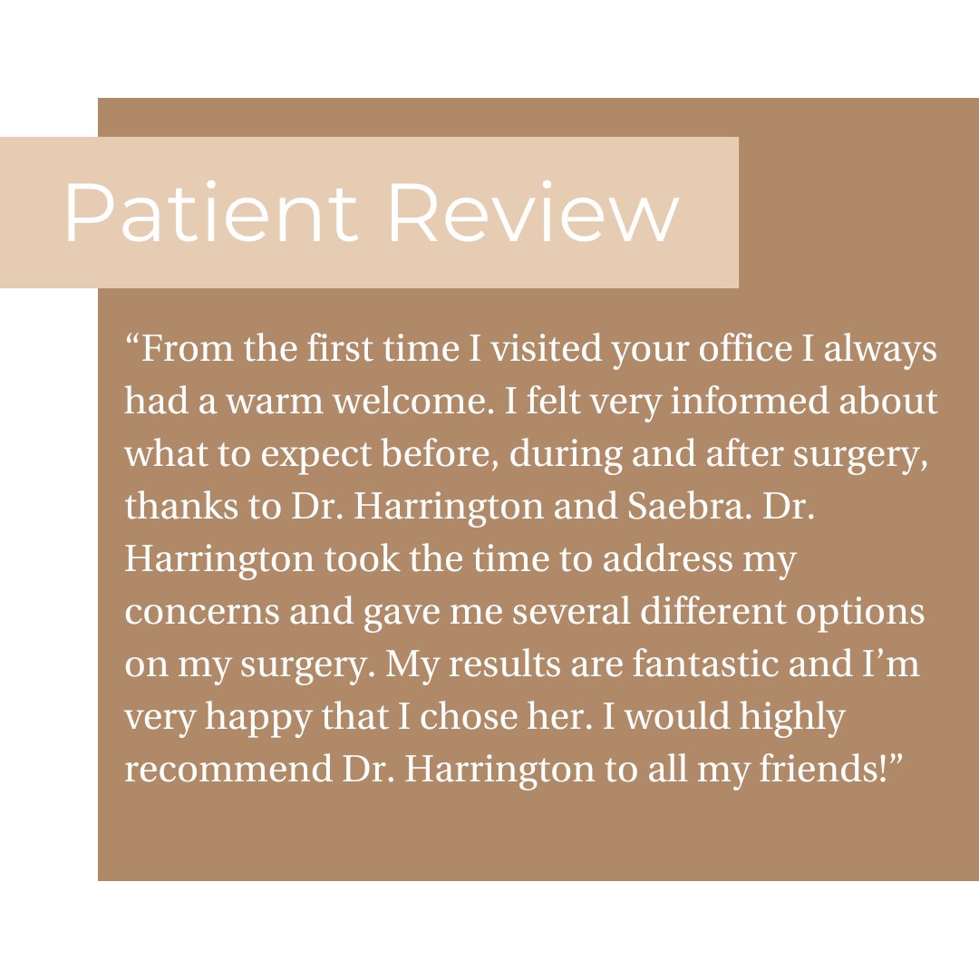 DoctorJenn_HPS's tweet photo. We love hearing from our patients! Your care and comfort are a top priority here at Harrington + Associates. 😌

#drharrington #plasticsurgery #plasticsurgeon #minneapolismn #minnesota #patientcare https://t.co/SZfzv4IWM4