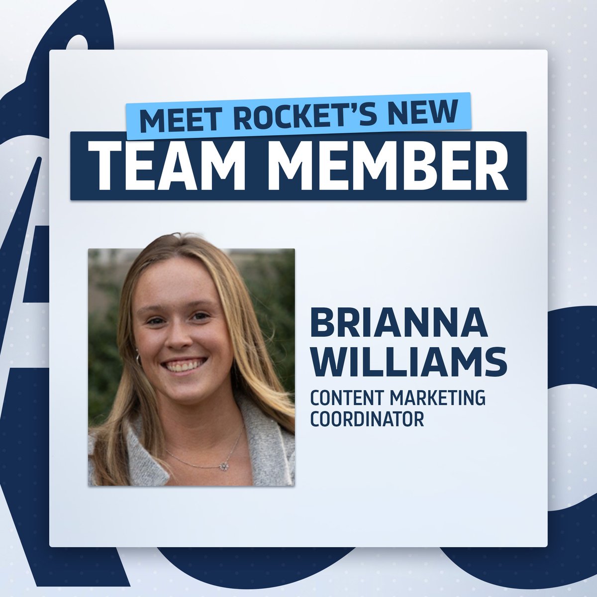 alumni_rocket's tweet image. Excited to have another talented team member! Join us in welcoming Brianna to the Rocket family. 

#LegacyRedefined 🏆