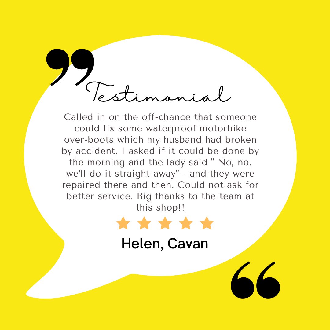 ZipYardCavan's tweet photo. Some lovely feedback from a recent customer of The Zip Yard. 💛🖤

Please leave us a Google review if you’ve visited us recently. 

#thezipyard #shoplocal #sustainablefashion https://t.co/fzzymz161v