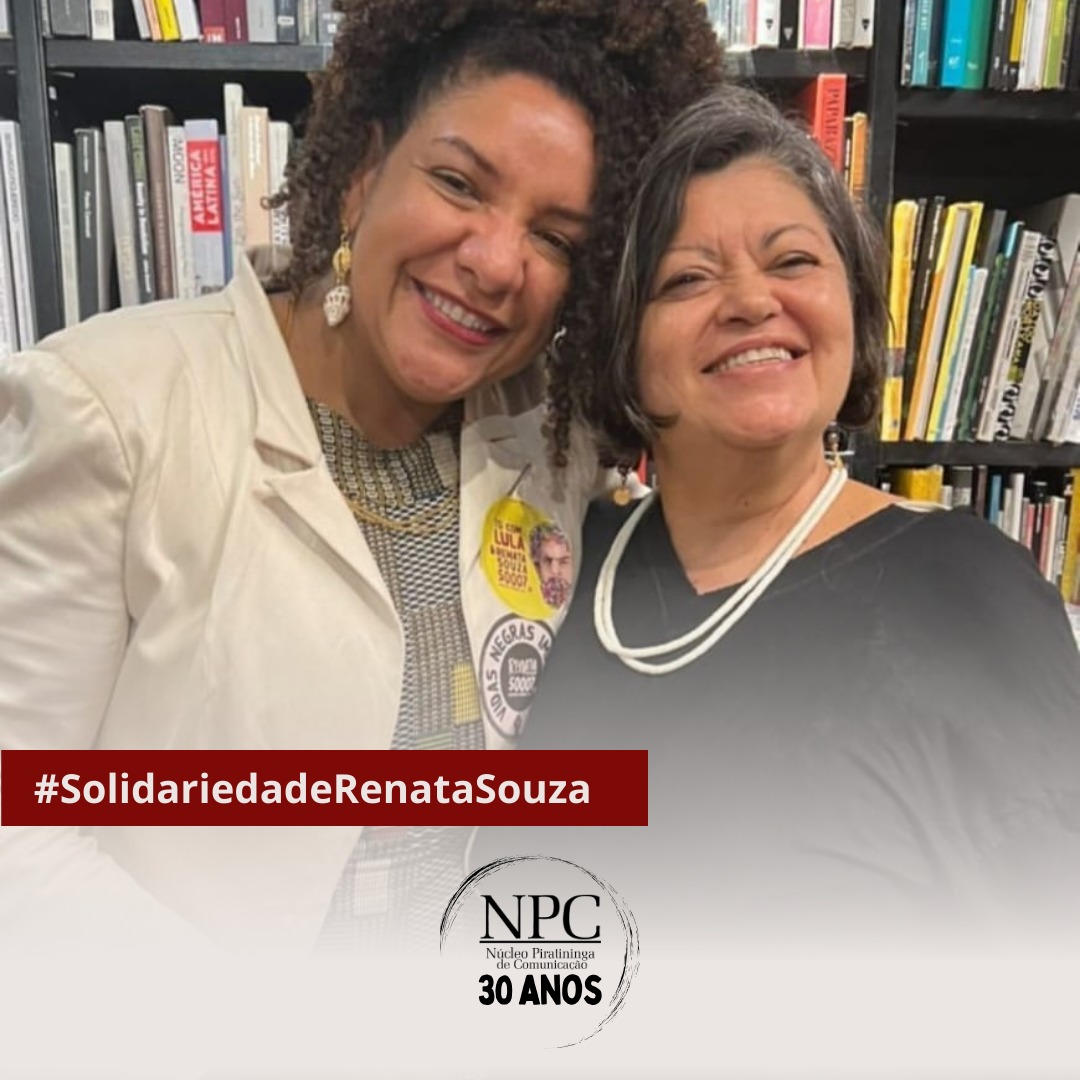 NPC_'s tweet image. #SolidariedadeRenataSouza

A deputada Renata Souza (PSOL-RJ) recebeu, nesta segunda, dia 10, uma mensagem com graves ofensas racistas e ameaças à sua vida. Uma violência inaceitável e sobre a qual não podemos nos calar. Estamos com você!