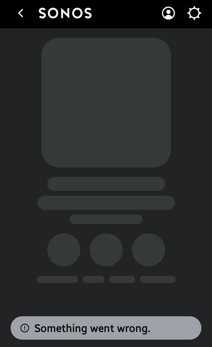 Rupert_Parsons's tweet photo. @Sonos I just keep getting this all the time since updating. Infuriating, to say the least... https://t.co/QJFYmX9IGL