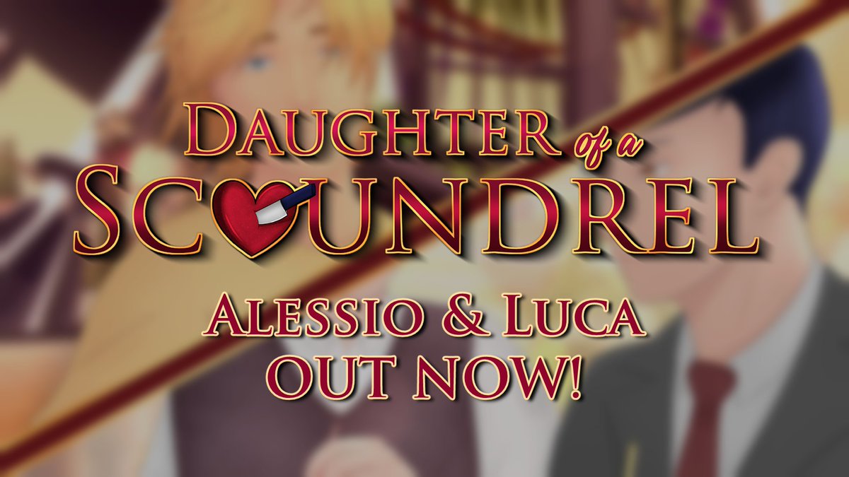 snakkiez's tweet photo. ❣️ROUTE RELEASE!❣️

Alessio and Luca's routes are NOW AVAILABLE!

DOAS is an otome that is entirely free to play, and made solo by little ol' me!

Come check them out if you like mafia tropes, found family, and general mischief! 🔪❤️‍🔥

🔗👇

#indieotome #otomejam #visualnovel https://t.co/xCSvFeC7MQ