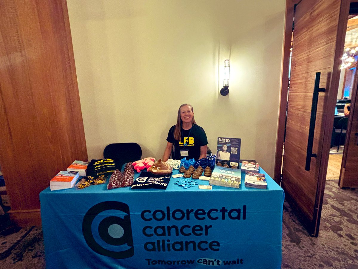 CCAlliance's tweet photo. Day 1 at Southeastern Colorectal Cancer Consortium. Stop by our booth to say hello and learn more about our programs and Project Cure CRC.
#TomorrowCantwait #ProjectCureCRC https://t.co/RnZKTrGgs2