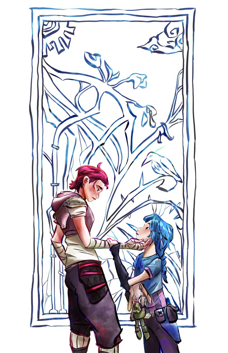 tiff_kath_'s tweet photo. “You’re all I have left. I can’t lose you.”

None of us are going to be okay by the end of this.

#arcane #leagueoflegends #arcanefanart #fanart #vi #jinx #sisters #procreate #animation #illustration #art #artist https://t.co/bt0yxrlktk