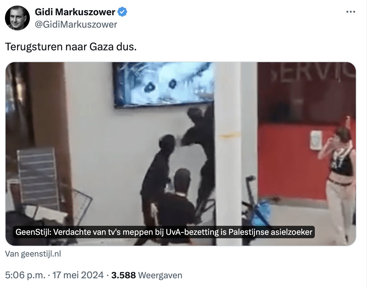 Laatste tweet van onze toekomstige minister voor Migratie. Het gaat gezellig worden in Den Haag!