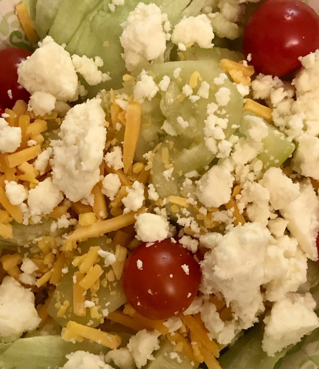 I made a Greek salad