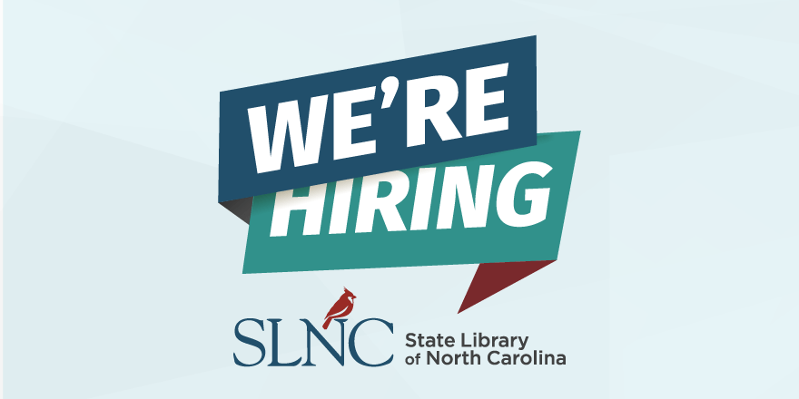 State Library of North Carolina (@statelibrarync) on Twitter photo We're hiring! The <a href="/StateLibraryNC/">State Library of North Carolina</a> is hiring for the position of Business Services Coordinator II. This position is responsible for managing budgets to support operational and programmatic goals. Apply by June 21, 2024. slnc.info/Admin-BSCII
#NowHiring #NCJobs #LibraryJobs We're hiring! The <a href="/StateLibraryNC/">State Library of North Carolina</a> is hiring for the position of Business Services Coordinator II. This position is responsible for managing budgets to support operational and programmatic goals. Apply by June 21, 2024. slnc.info/Admin-BSCII
#NowHiring #NCJobs #LibraryJobs