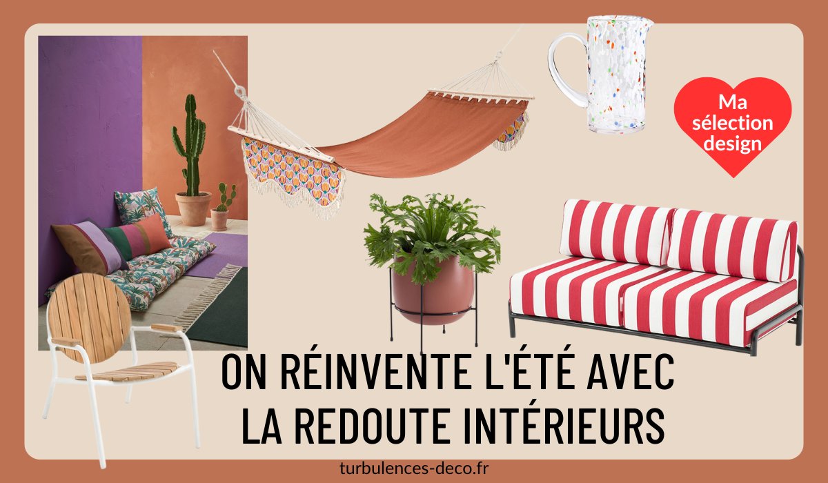 ON RÉINVENTE L’ÉTÉ AVEC LA REDOUTE INTÉRIEURS : 3 AMBIANCES DE TERRASSE bit.ly/4ckHwTD
Je vous propose de découvrir mes coups de cœur sur la collection Jardin de La Redoute Intérieurs pour aménager votre terrasse, balcon, à travers 3 ambiances dans l'air du temps.