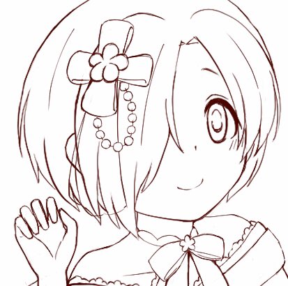 小梅ちゃん名刺作成やってます 