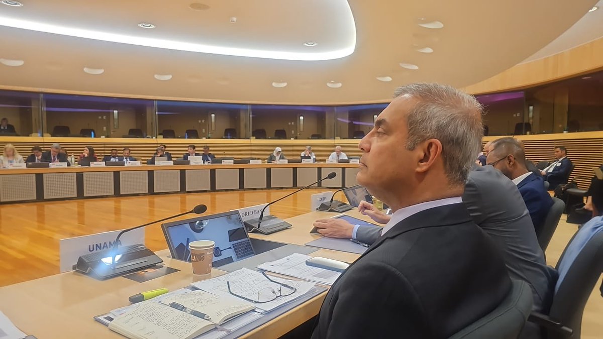 Today at #SOMAfghanistan in Brussels, DSRSG/RC/HC Ratwatte highlighted: 1. Centrality of Protection, 2.  Predictable, flexible, longer-term funding, 3. Gender-responsive programming, and 4. Continued dialogue and engagement, as critical to strengthen resilience in #Afghanistan