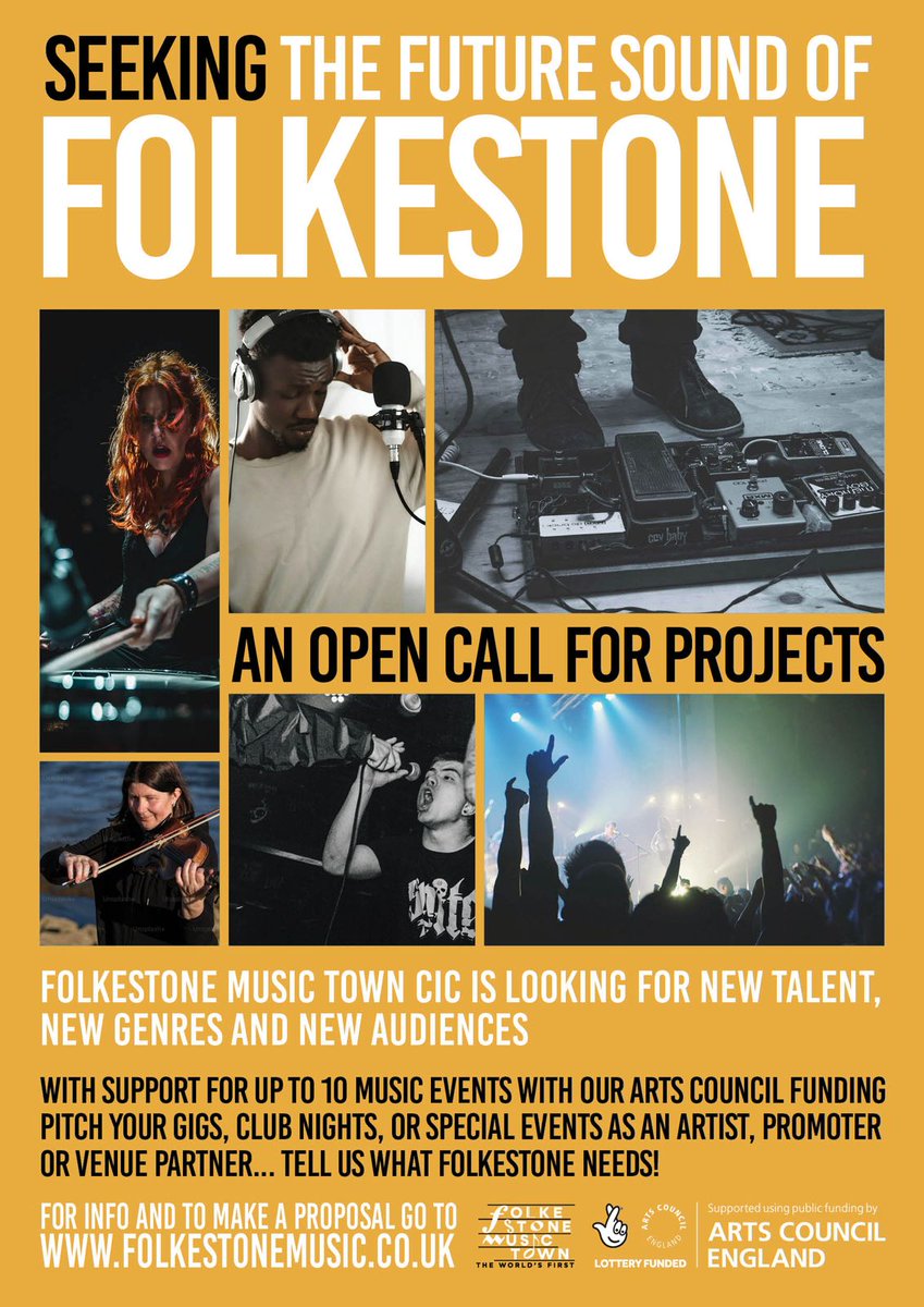 A great opportunity for Folkestone musicians, venues and promoters