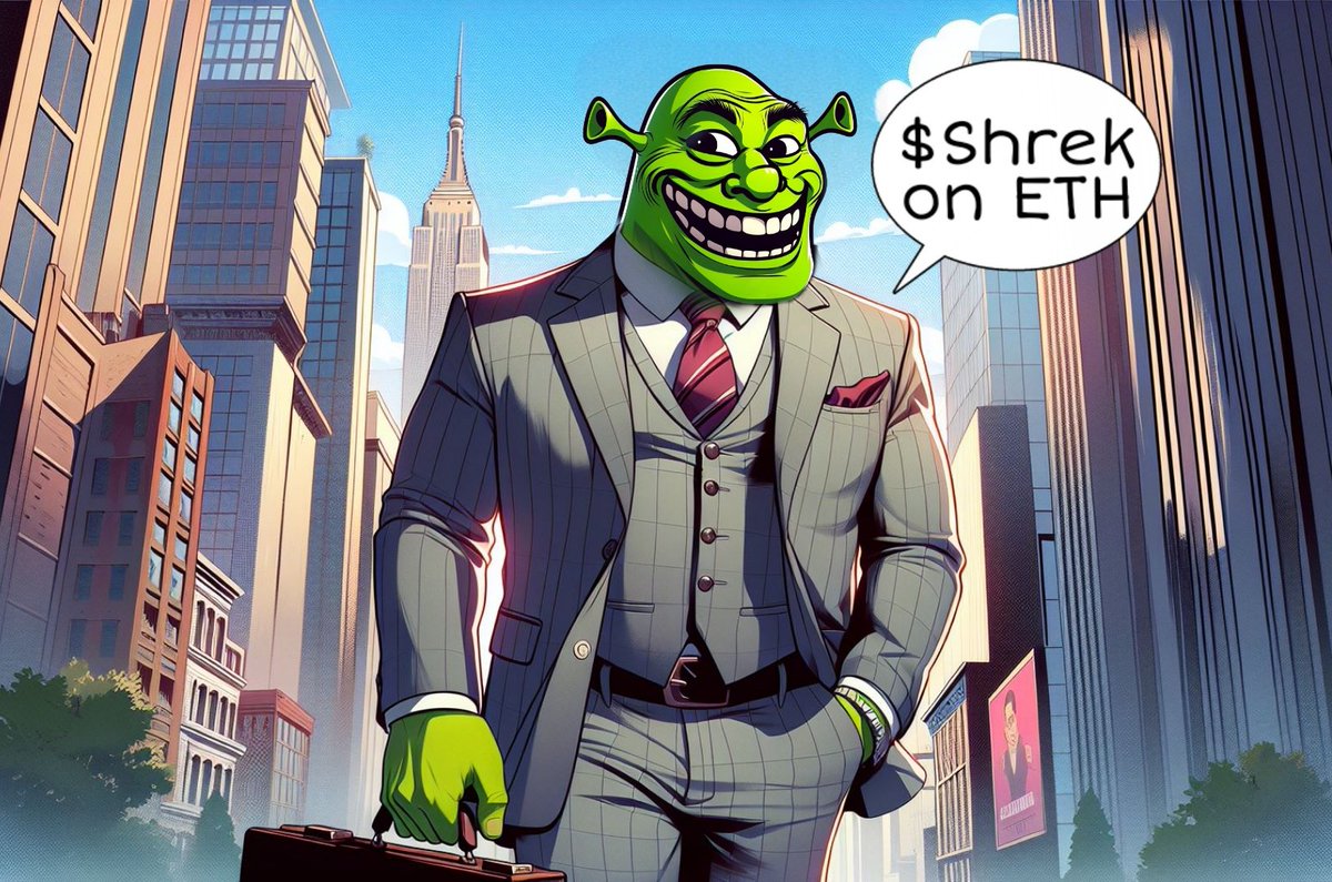 SnowWolff99's tweet photo. @Cryptoking $Shrek on ETH is a sleeping giant. Just under 200k mc, community owned and literally the only Shrek token that isn't a scam plus top of all searches.
Who doesn’t love Shrek?! I see Shrek memes every day

https://t.co/CRpqw9mcR8 https://t.co/qaxi8jW1iQ
