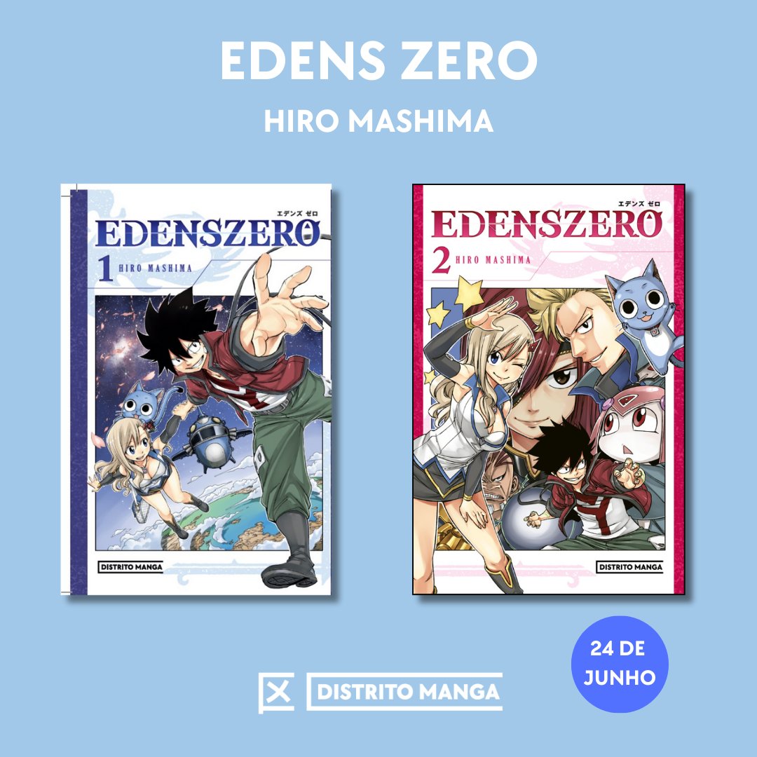distritomangapt's tweet photo. O nosso segundo lançamento é Edens Zero de Hiro Mashima, famoso criador de Fairy Tail. Preparem-se para uma aventura espacial imperdível!

Já em pré-venda! https://t.co/Pnrf3lsLff
