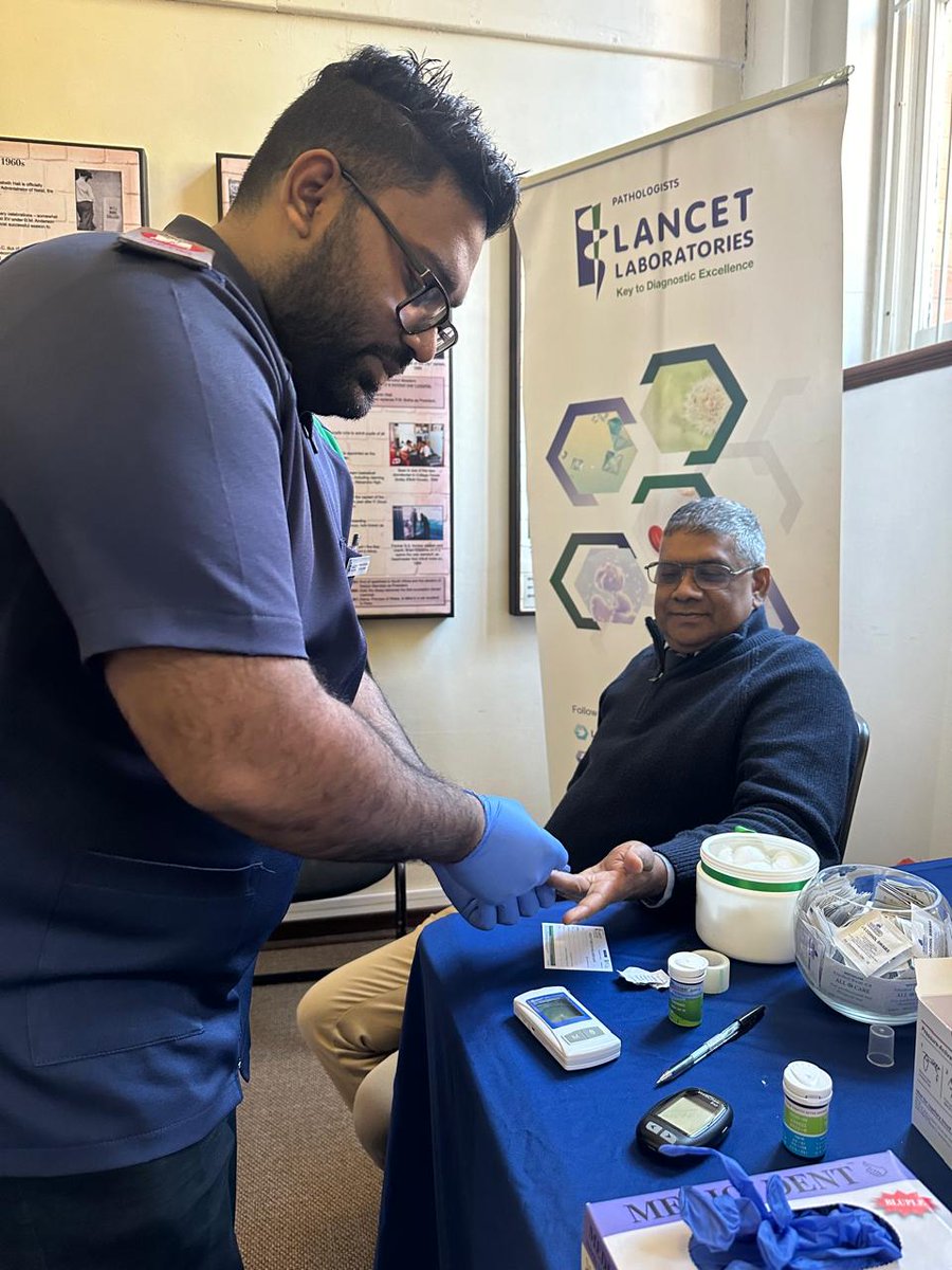 LancetLab_ZA's tweet photo. Lancet Lab @ Pietermaritzburg College, KZN. Staff wellness day, point of care testing provided.
#LancetLabCares
#LancetLabSiyakhathala
#LancetLabGeeOm
#LancetLabReaKgathala
#LancetLabSiyaninakekela
#KeyToDiagnosticExcellence https://t.co/5PoxmaiGdY