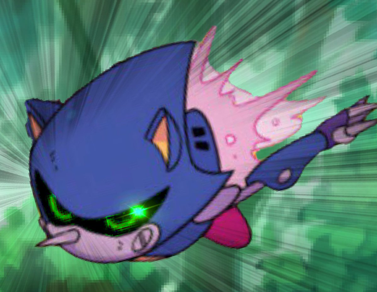Better_Sonic's tweet photo. @Surge_Tenrec Chat stands still and let's the electric flow through him, into his dynamo cage. 

He then proceeds to use the energy to burst forwards.

"The hell is up with your eyes." https://t.co/upb7owDK5w
