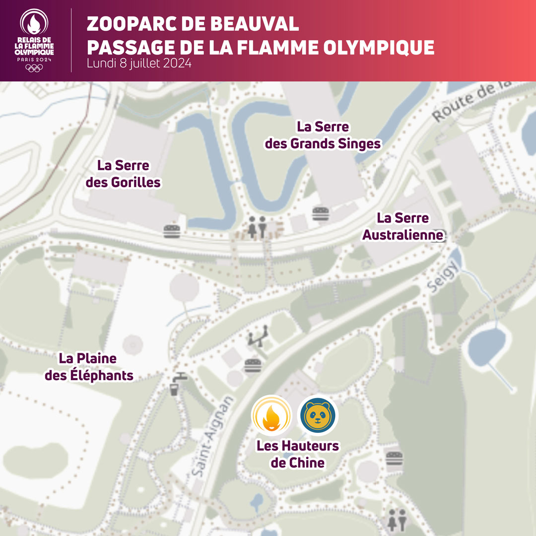 ZooParc de Beauval (@zoobeauval) on Twitter photo La Flamme Olympique brillera au ZooParc de Beauval le 8 juillet ! Un moment historique avec le Relais passant devant les #pandas géants. Un honneur pour Beauval et une formidable opportunité de sensibilisation à la biodiversité ! 🐼🔥 <a href="/Paris2024/">Paris 2024</a>
#Paris2024 #zoodebeauval La Flamme Olympique brillera au ZooParc de Beauval le 8 juillet ! Un moment historique avec le Relais passant devant les #pandas géants. Un honneur pour Beauval et une formidable opportunité de sensibilisation à la biodiversité ! 🐼🔥 <a href="/Paris2024/">Paris 2024</a>
#Paris2024 #zoodebeauval