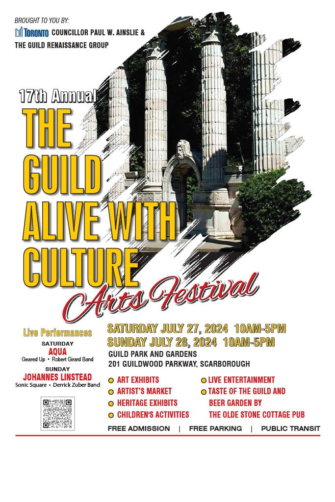 We hope you enjoy Guild Alive. If you live in Guildwood Village and haven't yet become a GVCA member, we invite you to support your community by joining now. For details, visit Guildwood.ca